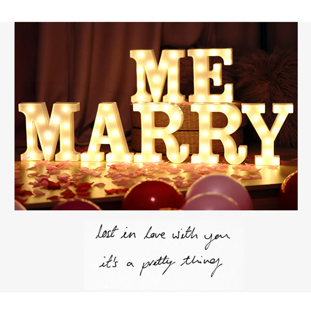 Светодиодные светильники сделай сам с буквами для свадьбы дня рождения семейной