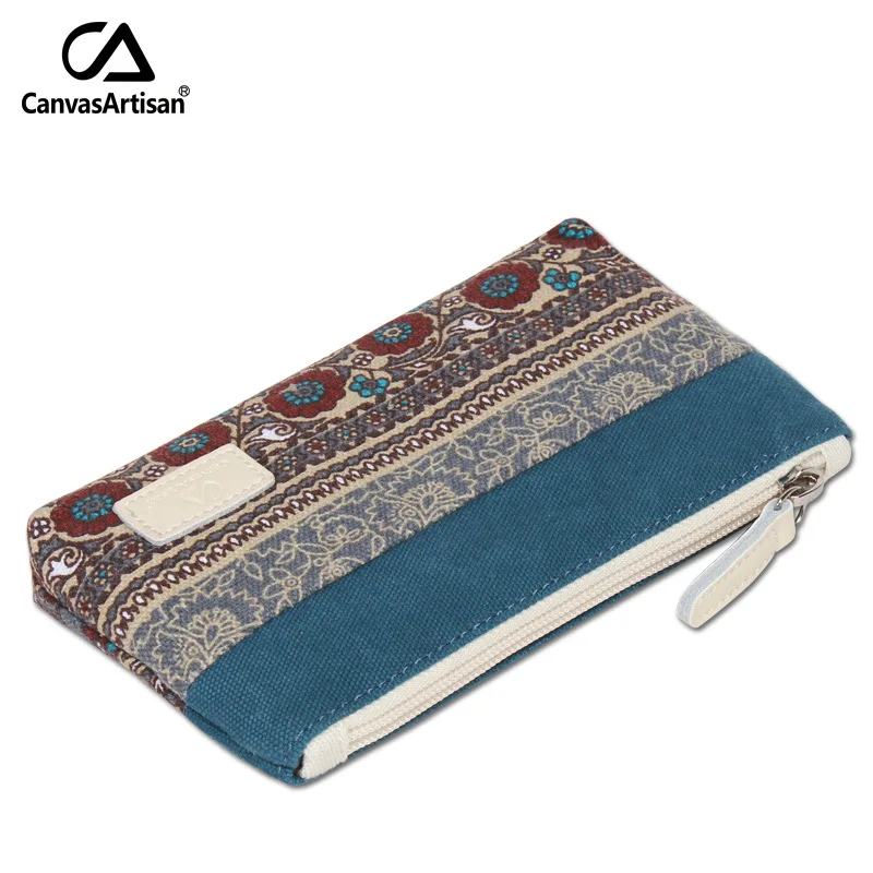 Женские небольшие мешки для хранения ключей Canvasartisan портмоне телефона