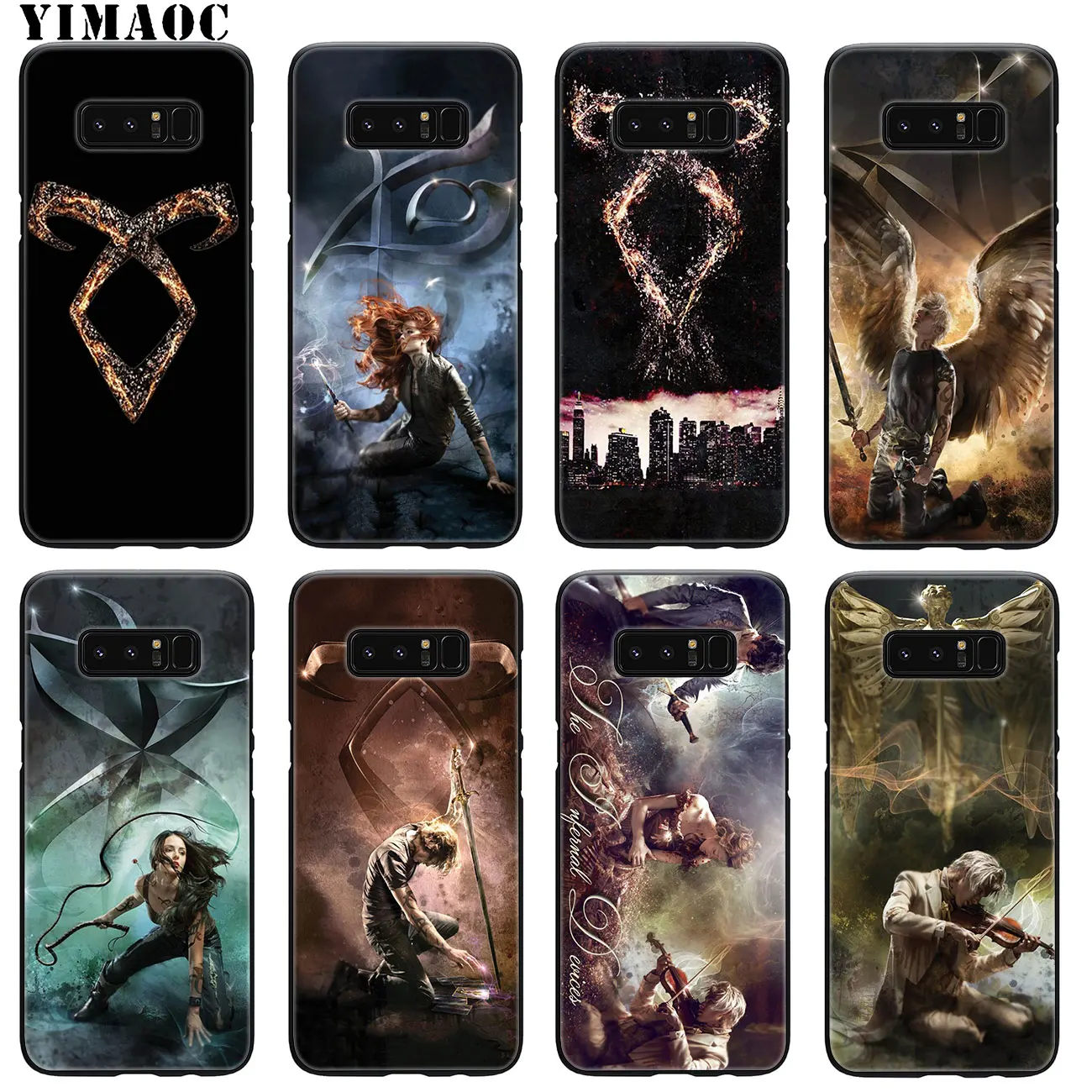 YIMAOC Mortal Instruments City Of Bones Soft Case for Samsung Galaxy A6 A9 A8 A7 2018 A3 A5 2016 2017 Note 9 8 10 Plus Lite | Мобильные