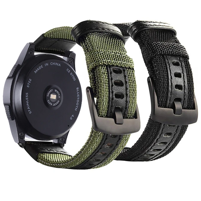 Ремешок 22 20 мм Pebble Time Для Samsung Gear sport S2 S3 Classic Frontier galaxy watch 42 46 браслет для huami amazfit bip