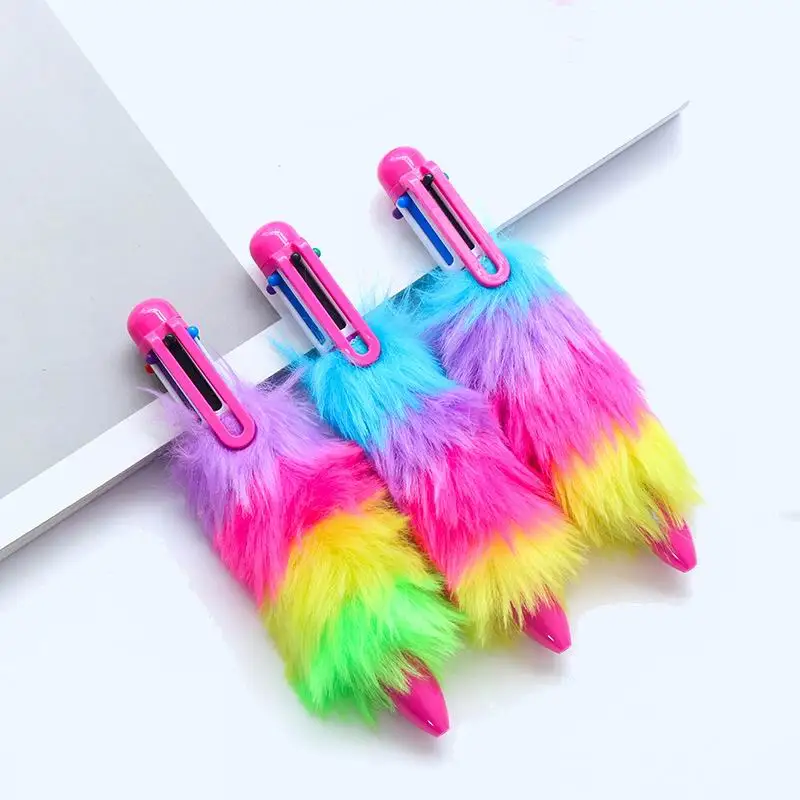 200 шт. новая форма Креативный дизайн цветные плюшевые стержни 6 цветов s шариковая