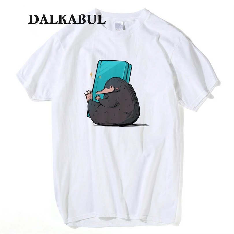 Фантастические звери Повседневная футболка I'm Nifflin модная Niffler король короткий