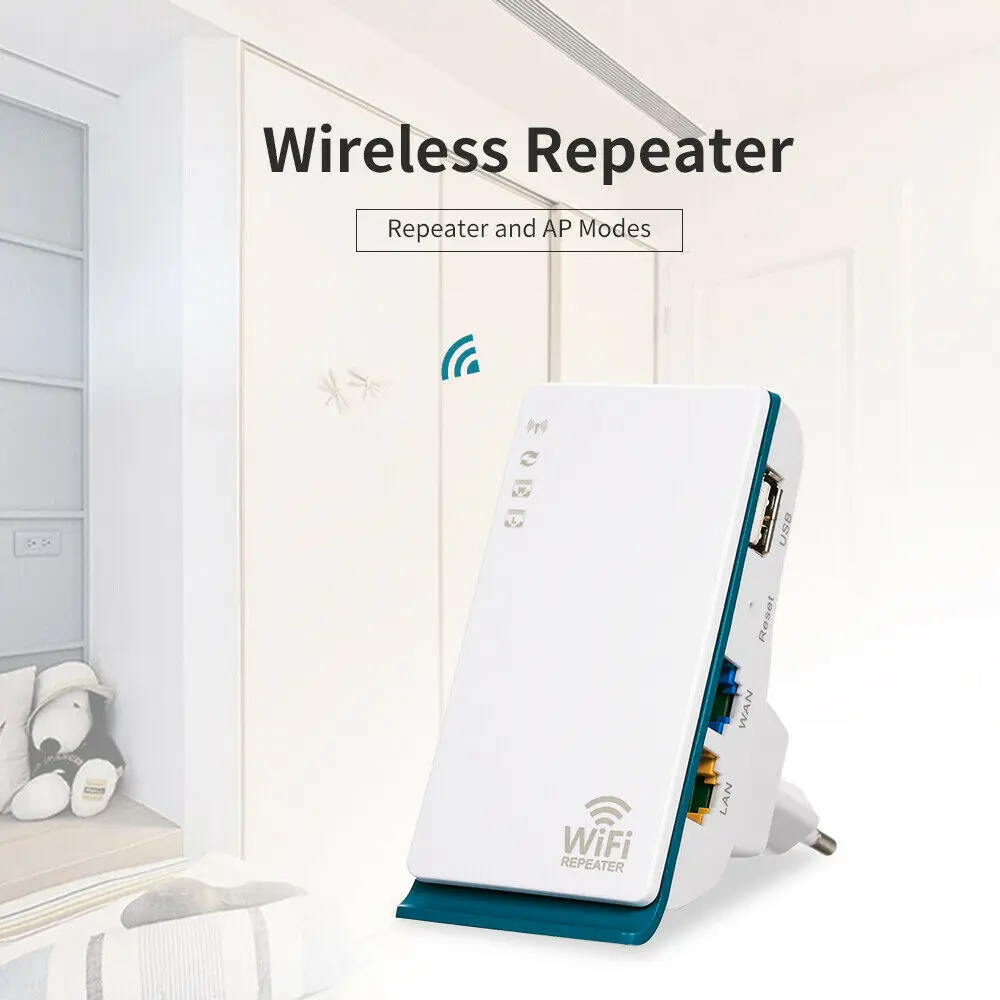 Беспроводной ретранслятор Беспроводной-N WiFi удлинитель с RJ45 LAN e WAN порт 2,4G диапазон WiFi IEEE 802.11b/g/n