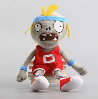 Sportswear Zombie 25 стилей на выбор Растения против Зомби гаргантуар пират зомби Дельфин наездник Зомби ПВЗ игра фигурка плюшевые игрушки куклы 25-33 см - Цвет: Sportswear Zombie