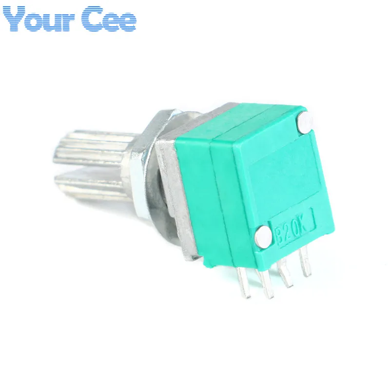 10 шт. двойной усилитель звука RK097G уплотнительный потенциометр с 6P B5K B10K B20K B50K