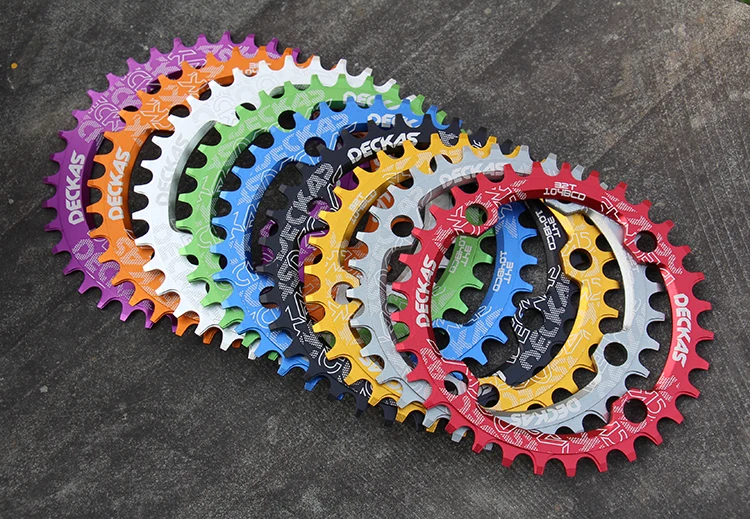 Звездочка звездочки DECKAS для горных велосипедов круглая узкая широкая 32T/34T/36T 104BCD