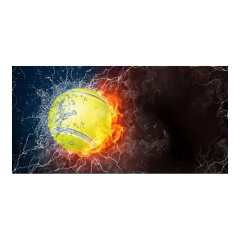 Tennis Новинка пожарный лед баскетбол плавание спорт полотенце для мужчин пляж путешествия ванная комната полотенце s для бассейна папа футбол Кемпинг Подарки 140 см - Цвет: Tennis