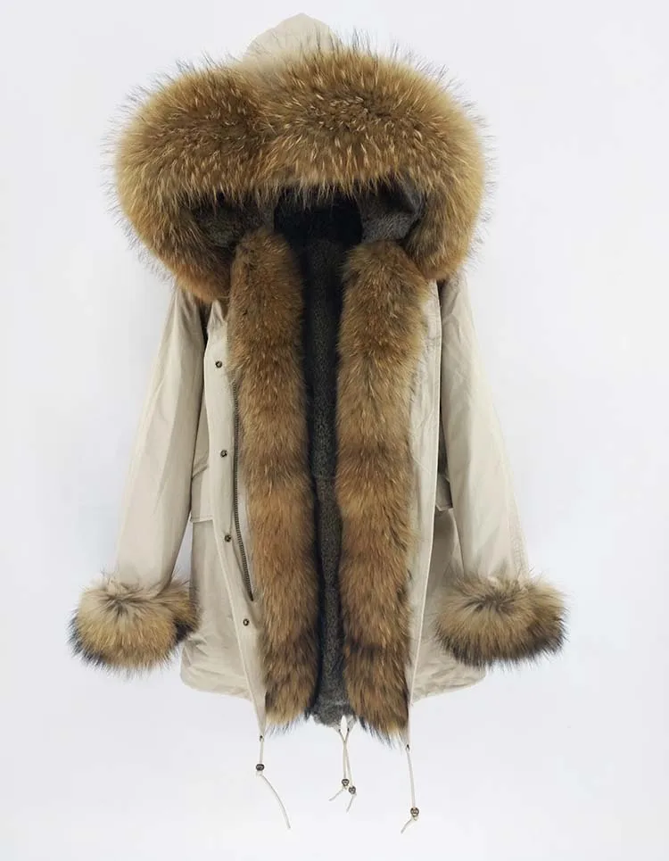 30 OFTBUY, парка из натурального Лисьего меха, Длинные парки, зимняя куртка для женщин, натуральный Лисий мех, пальто с капюшоном, Толстая теплая уличная одежда, роскошный бренд, бренд - Цвет: 30