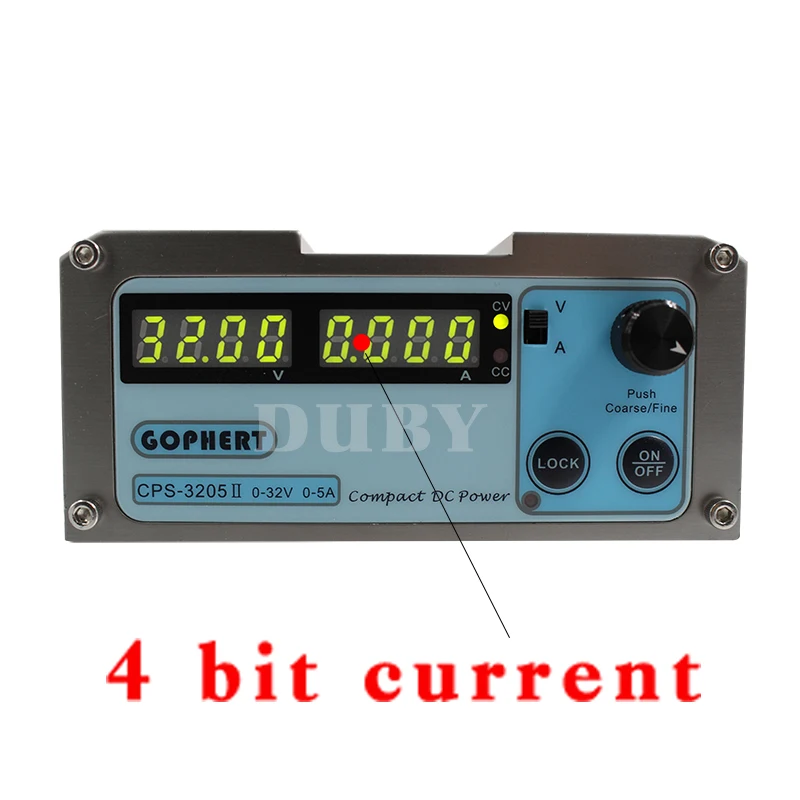 CPS-3205 II 160W низкая мощность 110Vac/220Vac 0-32 V/0-5A, компактный цифровой Регулируемый источник питания постоянного тока OVP/OCP/OTP(EU UK US) адаптер