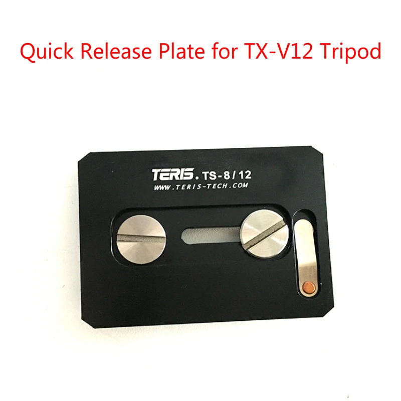 

Teris TRIX V8 V12 quick release plate for TERIS V8T V8L V12T V12L PLUS video camera tripod