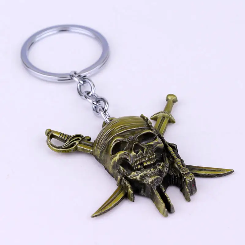 Модные ювелирные изделия из фильма Ретро Серия скелета череп смерти брелок