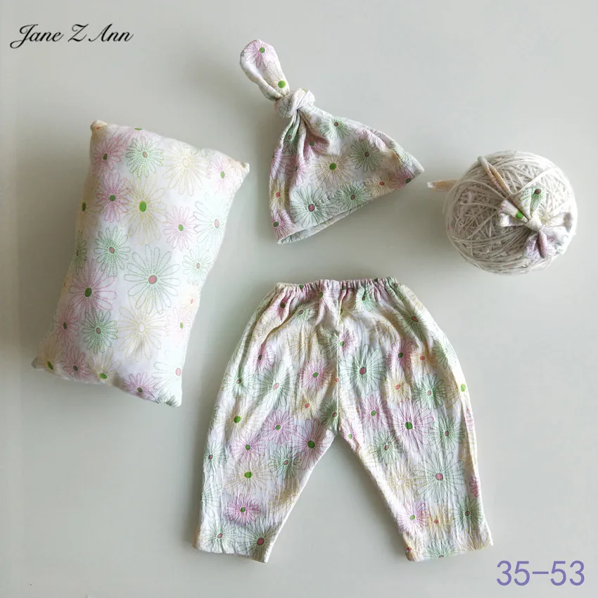 Jane Z Ann/комплекты для фотосъемки новорожденных; детская шапка+ штаны+ повязка на голову+ подушка; одежда для фотосъемки в фотостудии; новое поступление
