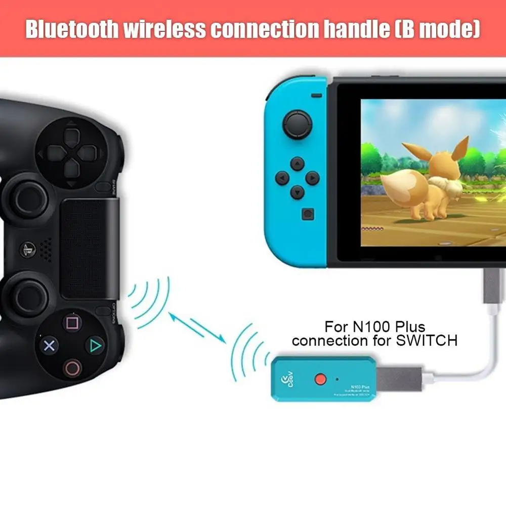 COOV N100 плюс USB Беспроводной Bluetooth игровой контроллер конвертер адаптер рукоятки