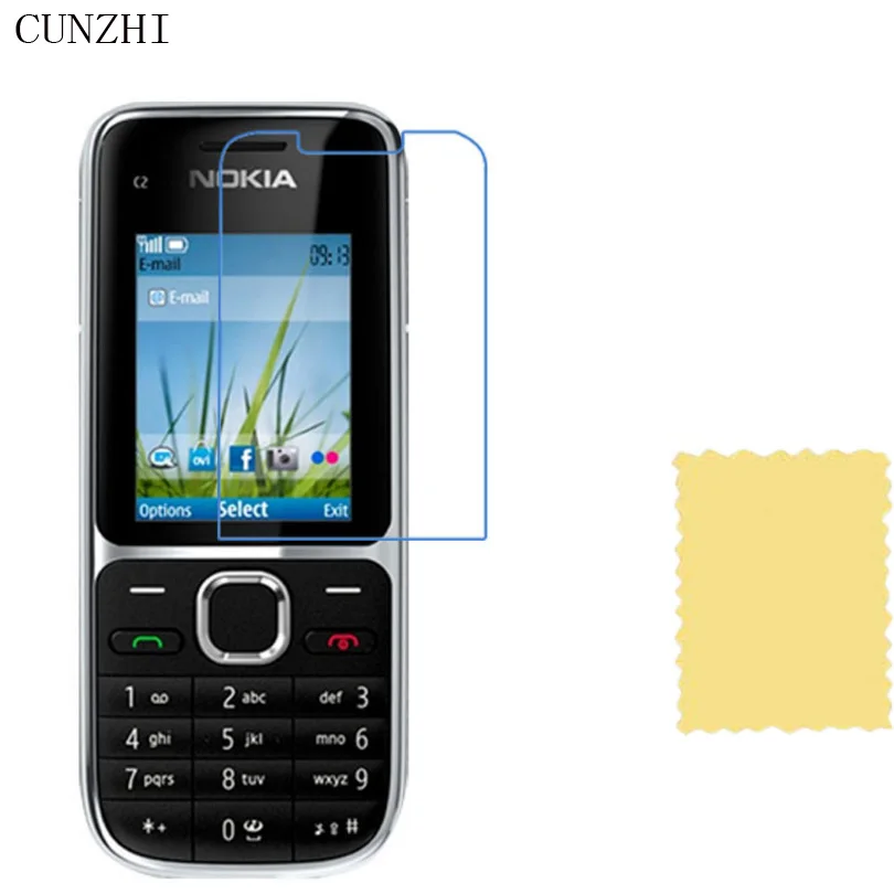 Сверхтонкая Защитная пленка для Nokia высокая четкость ЖК экран защита C2 01|lcd screen