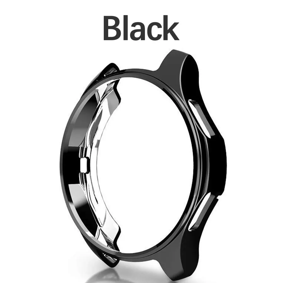Black ТПУ полный защитный чехол для часов для samsung Galaxy Watch 46 мм водонепроницаемый спортивный бампер чехол для samsung gear S3 Watch - Цвет: Black