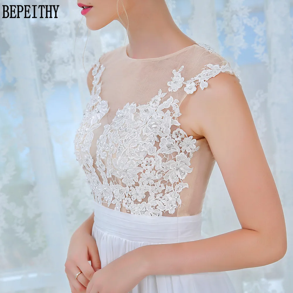 Женское длинное вечернее платье BEPEITHY шифоновое с разрезом официальное 2019|robe de