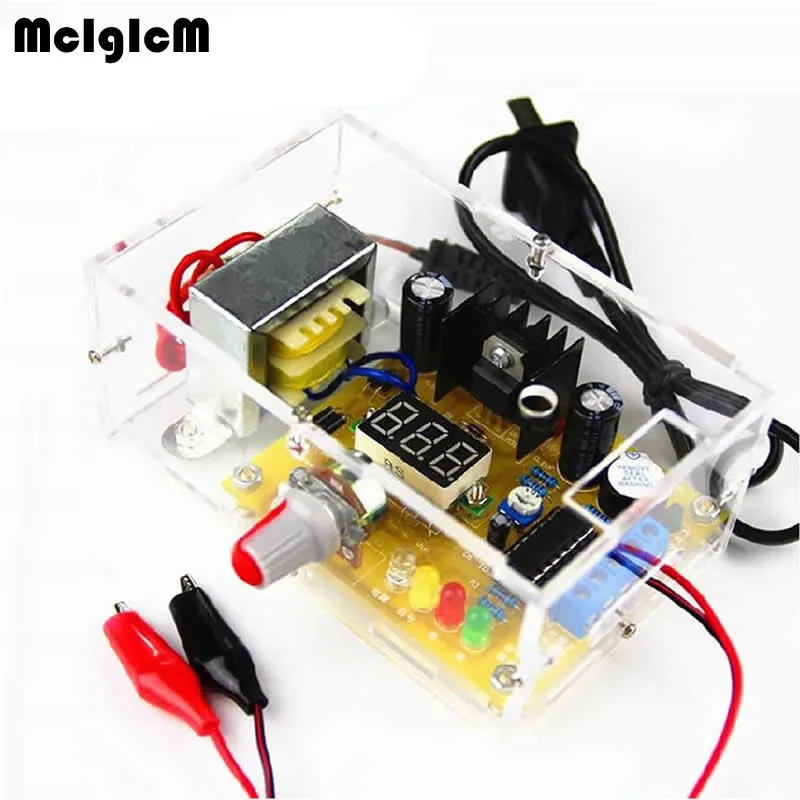 DIY комплект LM317 Регулируемое напряжение мощность электронных частей и