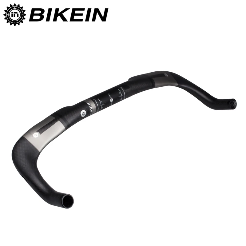BIKEIN-сверхлегкий углеродное волокно Toray T700 дорожный велосипед TT руль 380/400/420/440 мм+ дорожный велосипед Pro стержней 80/90/100/110 мм