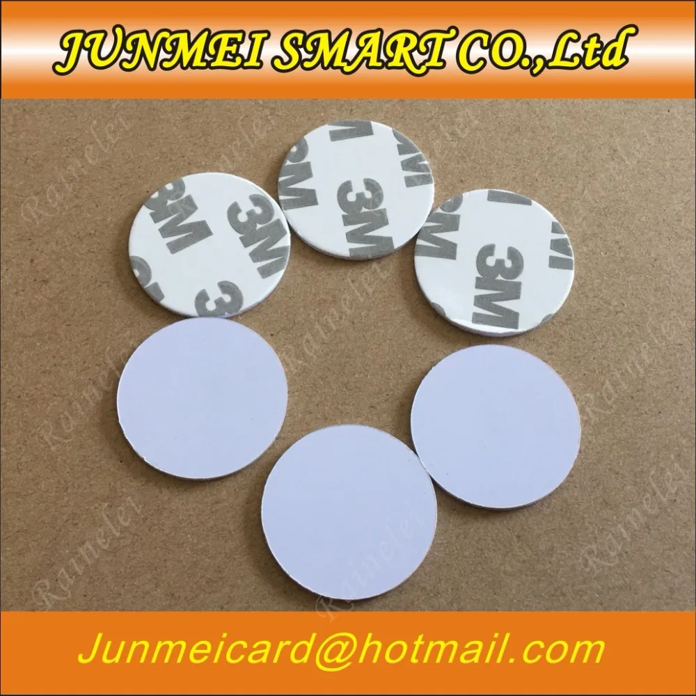 50pcs13.56Mhz UID RFID Клейкая Наклейка круглая монета карта сменная перезаписываемая
