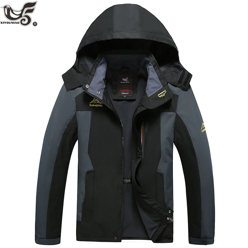 

Мужская водонепроницаемая ветрозащитная куртка, размеры 6XL 7XL 8XL