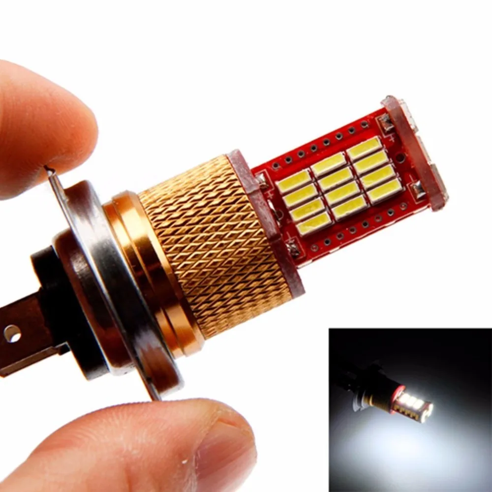 Комплект из 2 светодиодных ламп H7 12 в 6000k Вт 33 4014smd 800 люмен мото|led h7|led h7 12vlampada led |