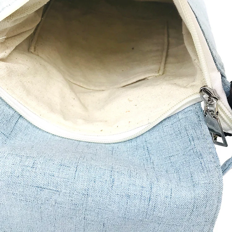 Сумка-мессенджер из хлопка и льна для женщин Повседневная Дамская сумочка на