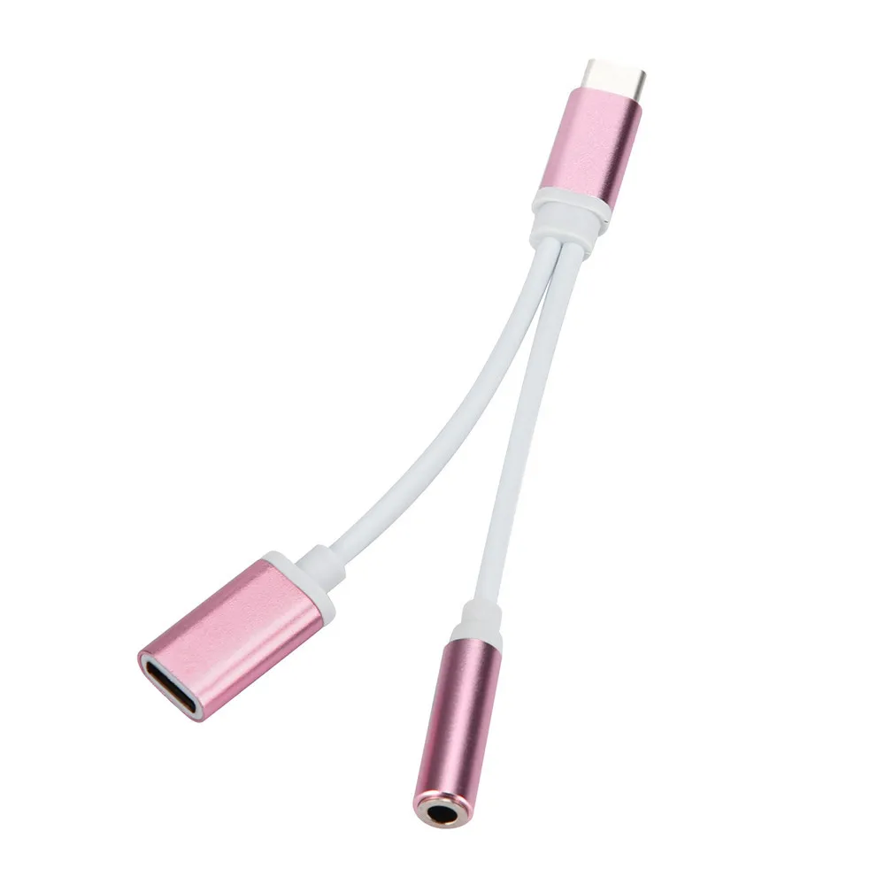 Адаптер для наушников с разъемом типа C 3 5 мм AUX и Папа мама USB 1|Переходники