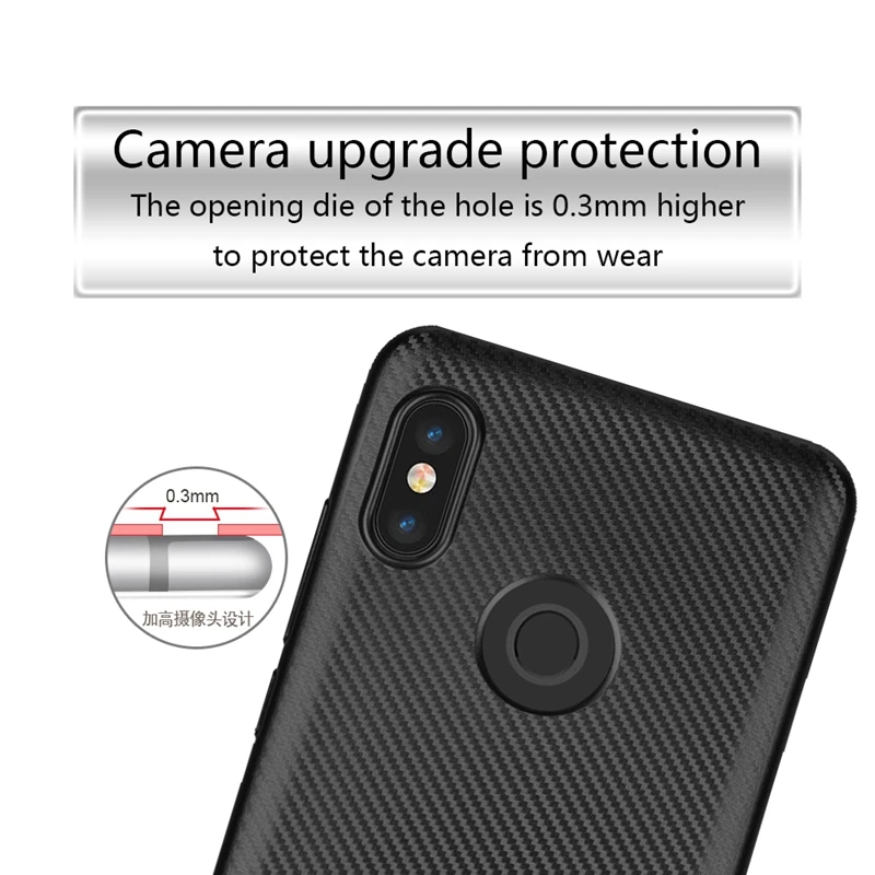 Противоударный чехол mi A2 для Xiaomi из мягкого углеродного волокна Fundas A1 5X 6X Xio