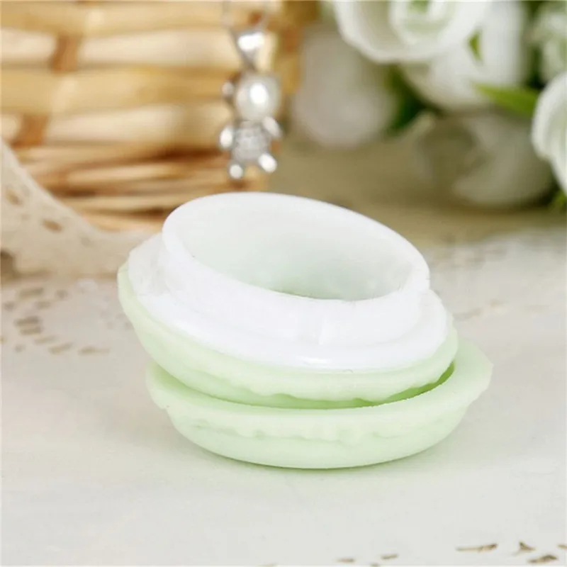 

Portable Candy Color Mini Cute Macarons Jewelry Ring Necklace Pillow Carrying Case Organizer Home Storage Box Decor
