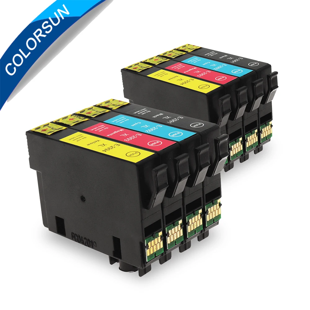 Colorsun Кабельный тестер кабеля 8 шт. T2991 совместимые картриджи для Epson XP-235 XP-332 XP-335