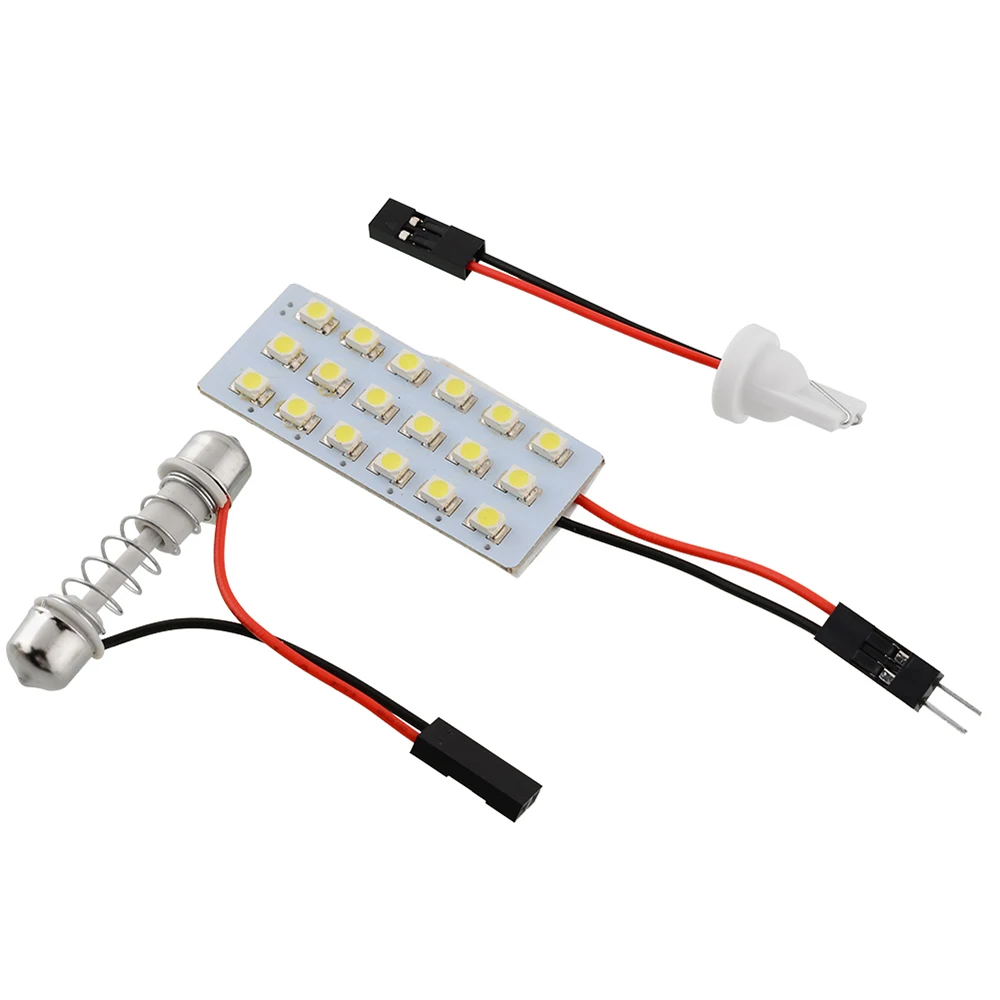 YSY 2 шт. Белый светодиодный Панель 18SMD 1210 автомобиль интерьера Потолочные плафоны