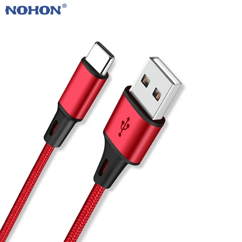 Кабель USB Type C для быстрой зарядки кабель Samsung Galaxy S8 S9 S10 Plus A50 Xiaomi Mi 9 зарядный шнур