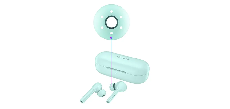 Оригинальные беспроводные наушники huawei Honor Flypods Lite Водонепроницаемые IP54 с двойным управлением Bluetooth 4,2 гарнитура