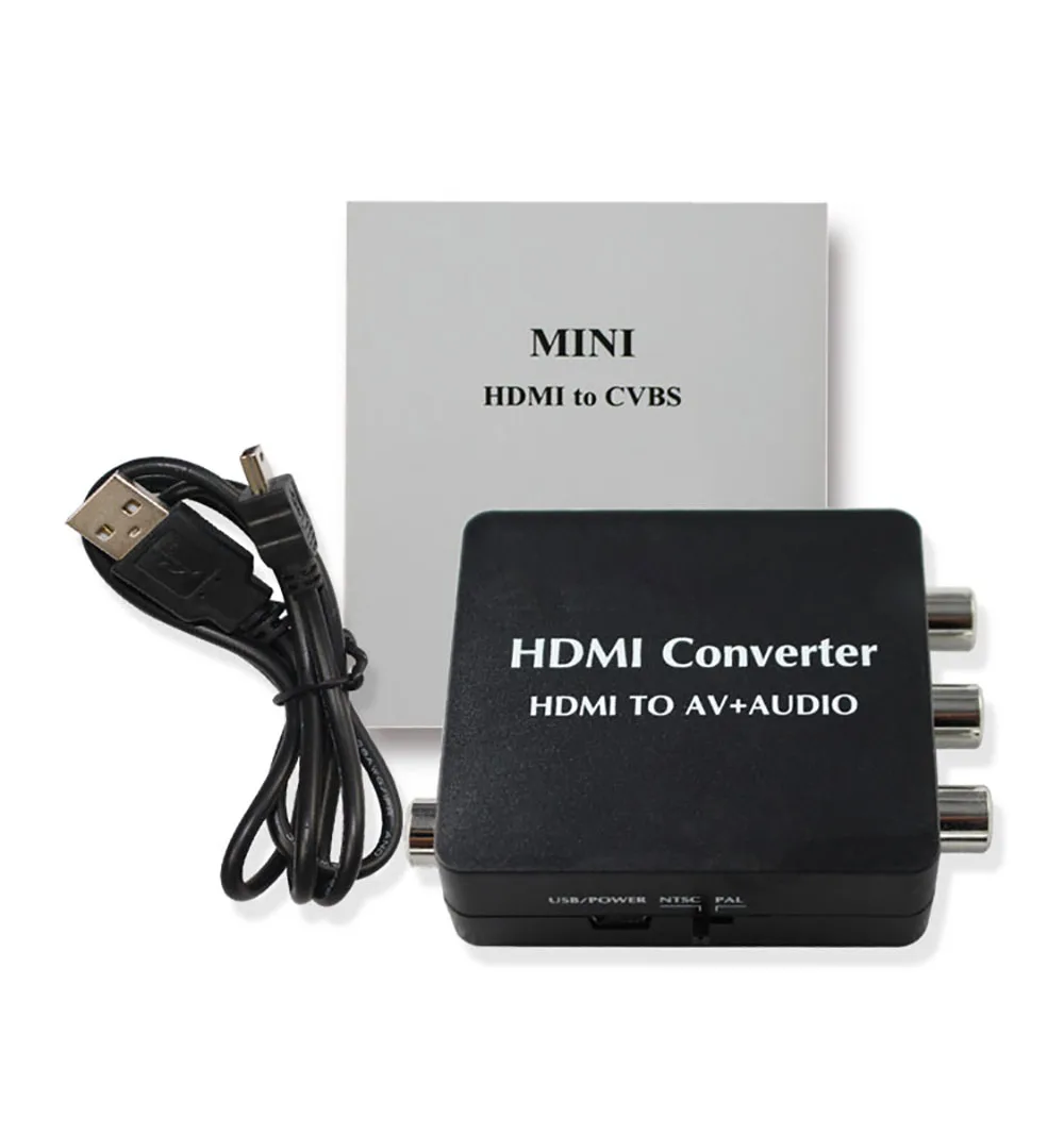 HDMI К AV RCA аудио SPDIF оптический Toslink коаксиальный 1080p конвертер для DVD PS3 с USB кабелем
