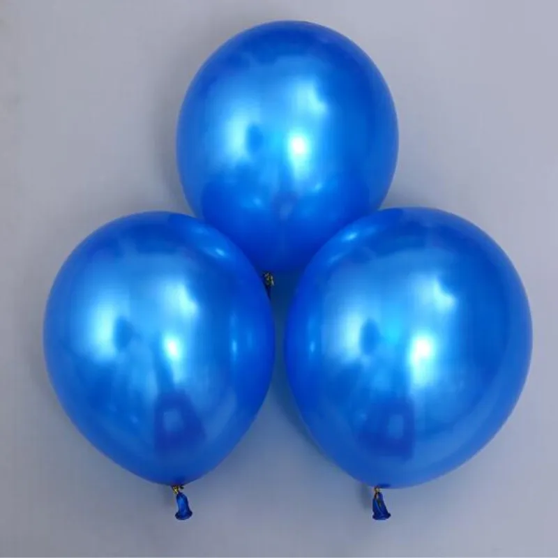 

Blue Ballon 50pcs12 Inch Thick Pearl Latex Balloons Wedding Supplies Party Baloon Birthday Decoration Baby Shower