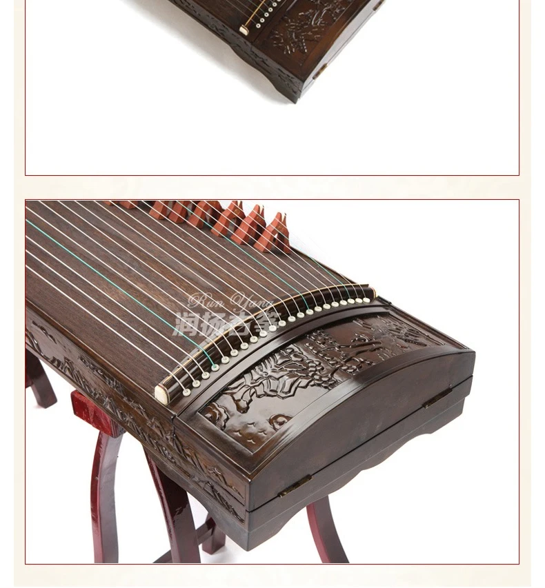 Высокое качество Профессиональный Nanmu guzheng мастер ручной работы Phoebe 9 Дракон твердой древесины играть guzheng китайский 21 струны Zither