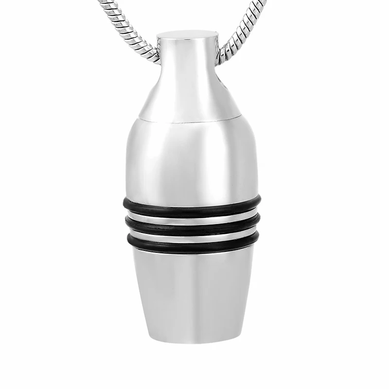 

IJD9702 Never Fade 316L Stainless Steel Jar Shape Memorial Urn Necklace Keepsake Cremation Ashes Jewelry for Human/Pet/Anima ASH