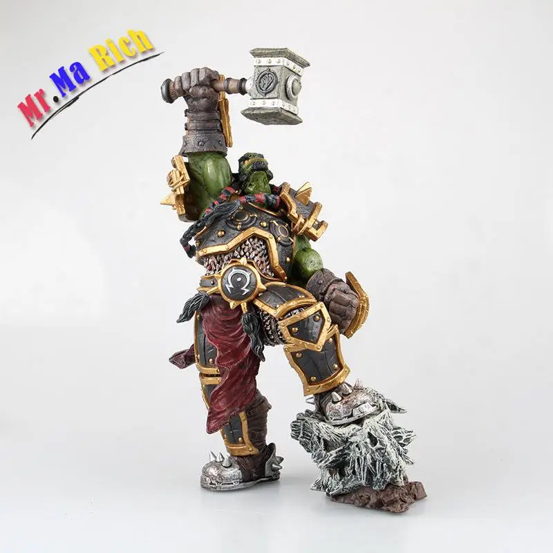 Игра Wow Orc Warchief Thrall премиум серии 2 ПВХ Коллекционная Фигурка хорошо упакованная
