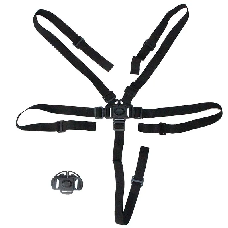 Safety belt type Пятиточечный ремень безопасности аксессуары для коляски универсальное сиденье и ремень для стула промежность и плечо протектор yoyo yoya Plus Babyyoya - Цвет: Safety belt type