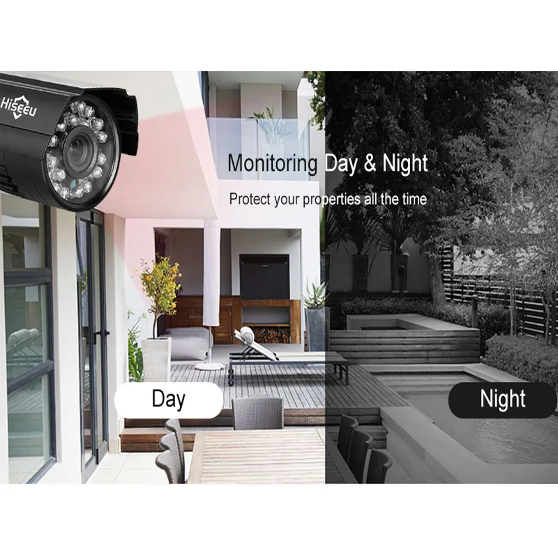 Hiseeu AHBB 12 P 3.6 IP камера AHD 2.0MP HD 3 6 мм объектив Водонепроницаемая CCTV сетевая для