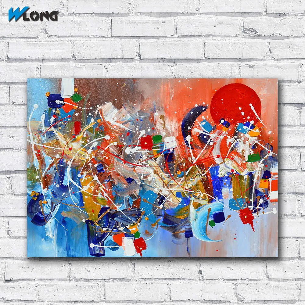 Большой размер печать маслом Аризона закат expressionism на холсте фотографии для