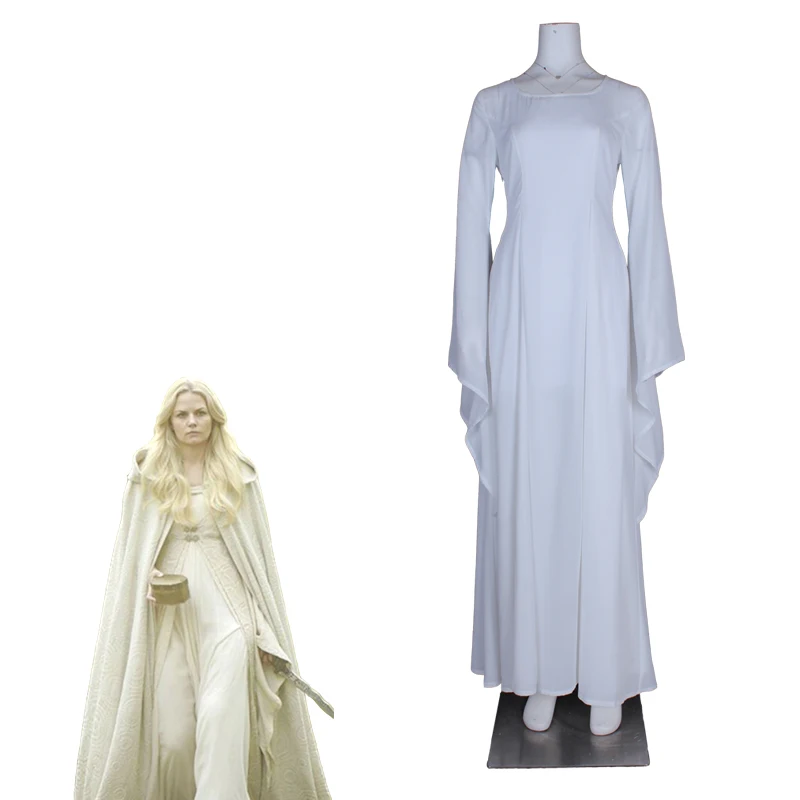 Один раз Эмма белый халат Косплей Костюм|Костюмы из фильмов и ТВ| |
