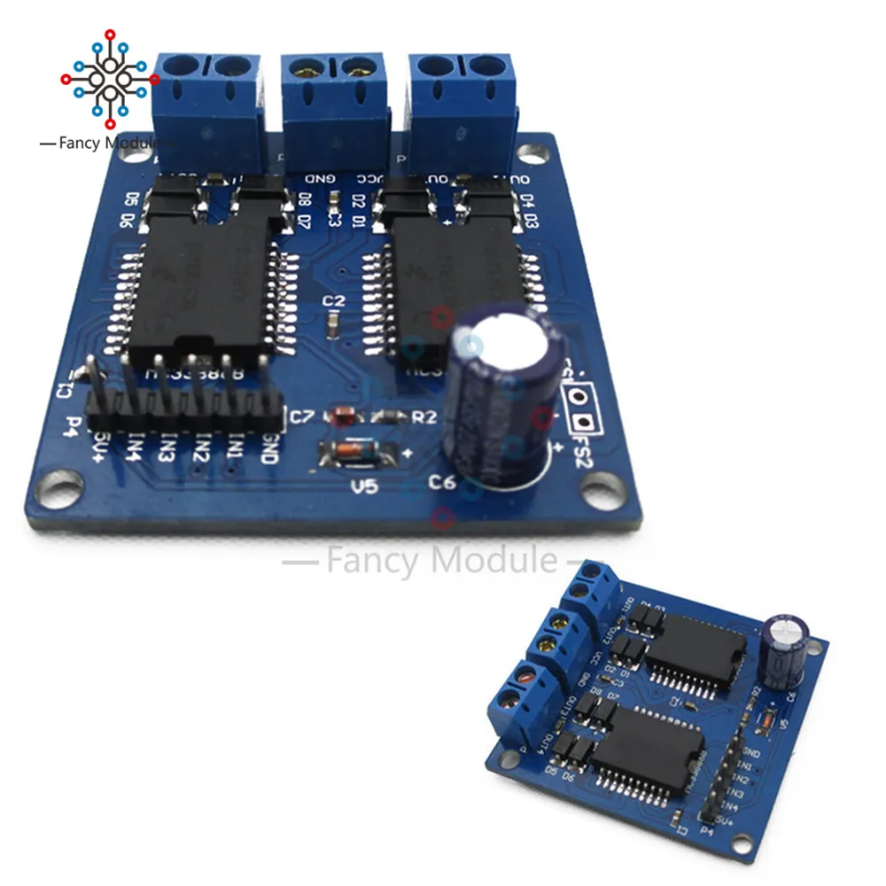 Новый двойной модуль драйвера двигателя постоянного тока MC33886 5A для робота Smart Car 5