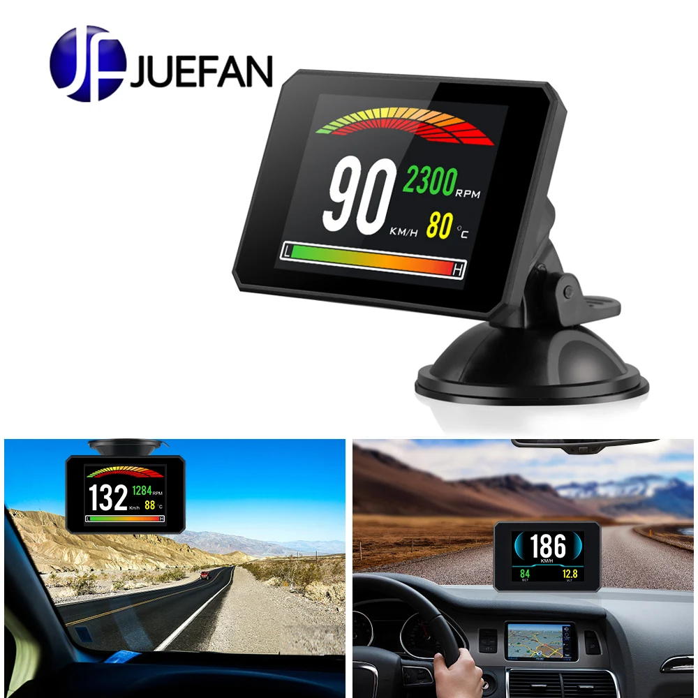 Car OBD2 Intelligent Safe Driving Computer HUD Head Up Display Head-up ELM327 Diagnostic Tool Automatic Scanning | Автомобили и