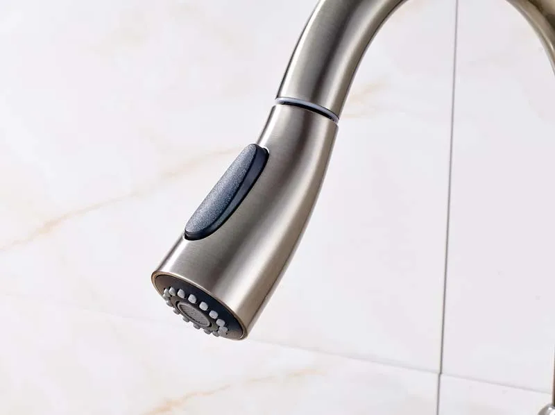 Выдвижной Смеситель для кухни senduk латунный кран с матовой поверхностью раковины