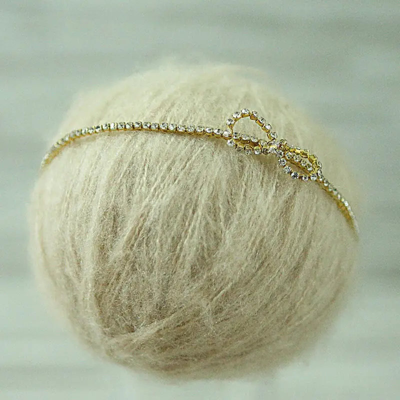 newborn headband photography handmade infant Hairbands crystal butterfly bow hair accessories props 0-2 weeks baby | Детская одежда и