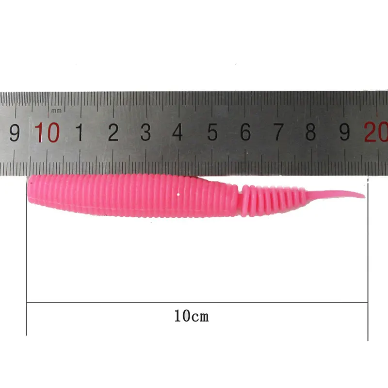 Hot Sale Floating/ Sinking 6g/7.5g 10cm 5pcs/Lot Luminous Screw Needle Tail Soft Worm Fishing Lure Swim Bait | Спорт и развлечения
