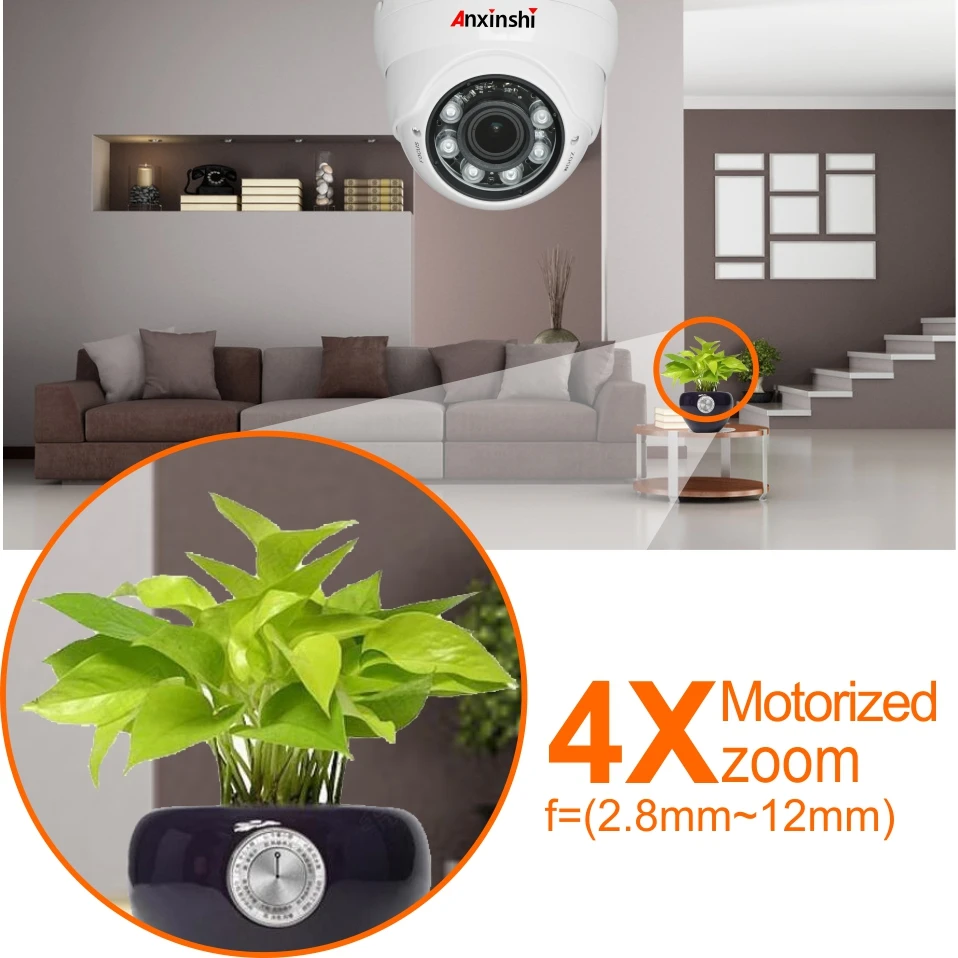 4CH DVR CCTV система 4 шт 2MP камеры IR 40m наружная безопасность металлическая купольная