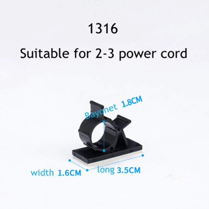 Средний 10 шт./лот зажим для проводов фиксированная линейная карта самоклеящийся