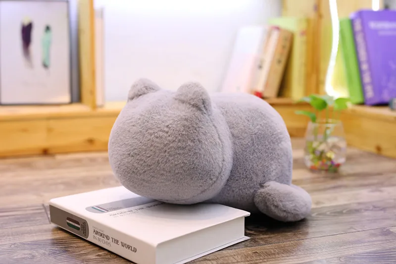 Ashin Cat плюшевые подушки Подушка задняя тень кошка заполненная животные подушка игрушки детский подарок домашний декор для Рождества